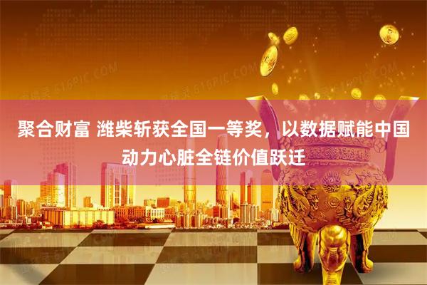 聚合财富 潍柴斩获全国一等奖，以数据赋能中国动力心脏全链价值跃迁