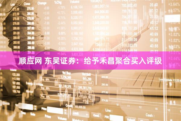 顺应网 东吴证券：给予禾昌聚合买入评级